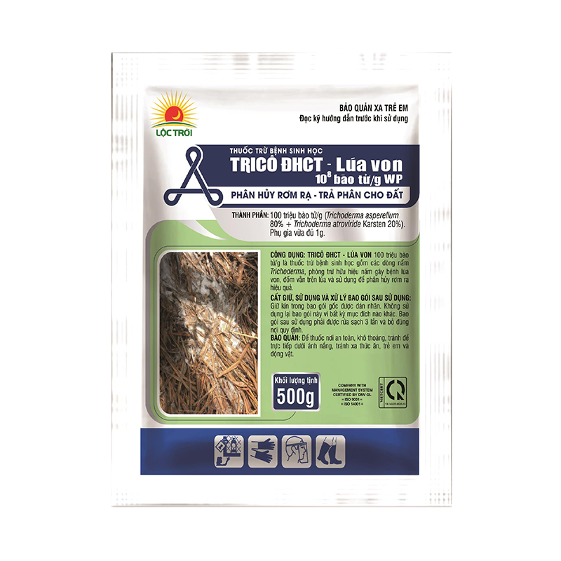 Thuốc trừ bệnh Sinh Học TRICÔ ĐHCT Lúa von