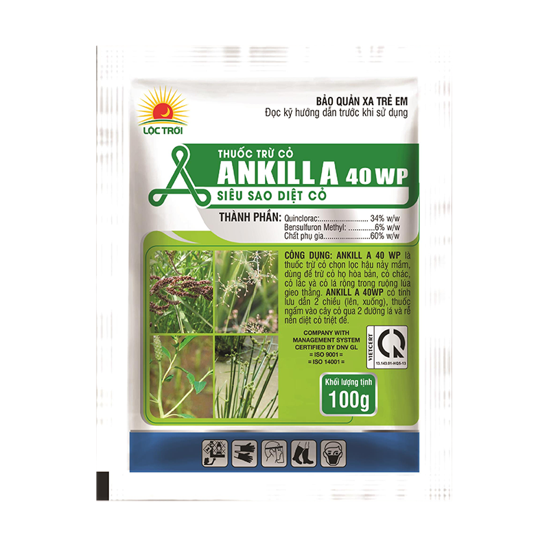 Thuốc trừ cỏ ANKILL A 40 WP
